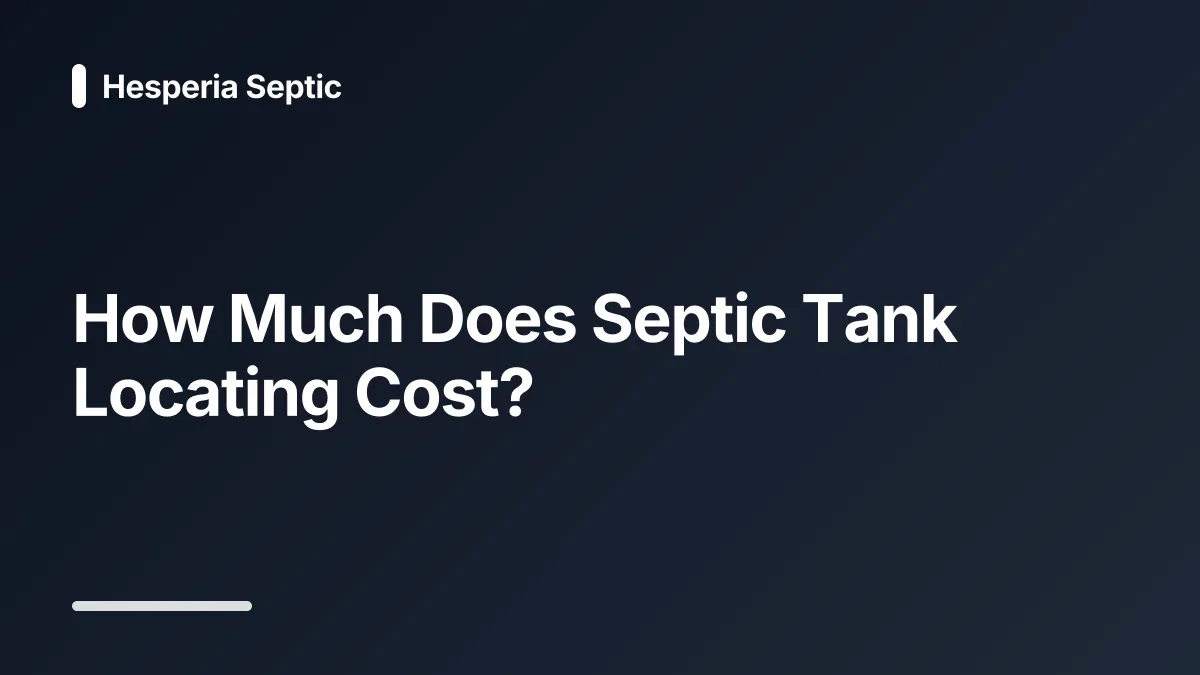 cost of septic tank replacement